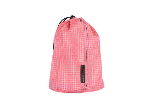A Size 3 Sakura (pale pink with white grid) 200 Halcyon Travel Stuff Sack.